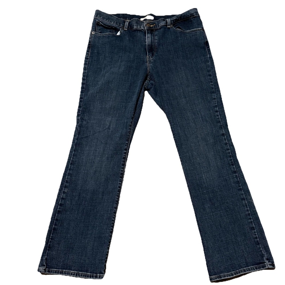 levis classic bootcut jeans womens 14 Dark Wash Blue